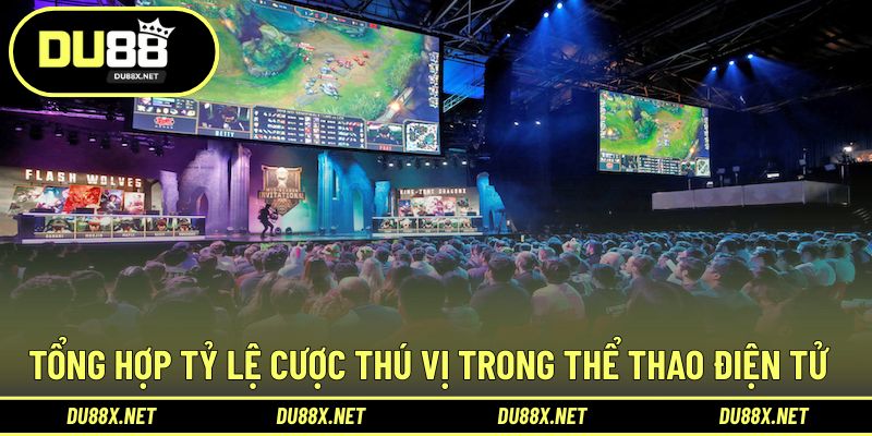 Tỷ lệ cược ấn tượng trong từng trải nghiệm thể thao điện tử